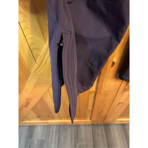Columbia XCO Pants Womens XL Bootcut Purple Softshell Stretch Lined Zip Ankle (0 - Picture 4 of 10